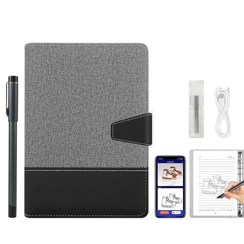 Cuaderno Digital Inteligente con Bolígrafo Bluetooth y Sincronización en la Nube