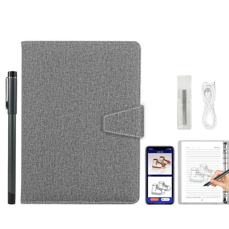 Cuaderno Digital Inteligente con Bolígrafo Bluetooth y Sincronización en la Nube